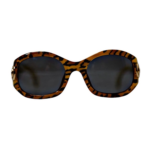 Authentic Christian Dior Slimane Archive Kurt Cobain Leopard Motif Sunglasses - Picture 1 of 8